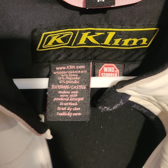 Klim Whistler Jacket Wind Stopper Soft Shell White Full Zip Women's Medium - Picture 2 of 3